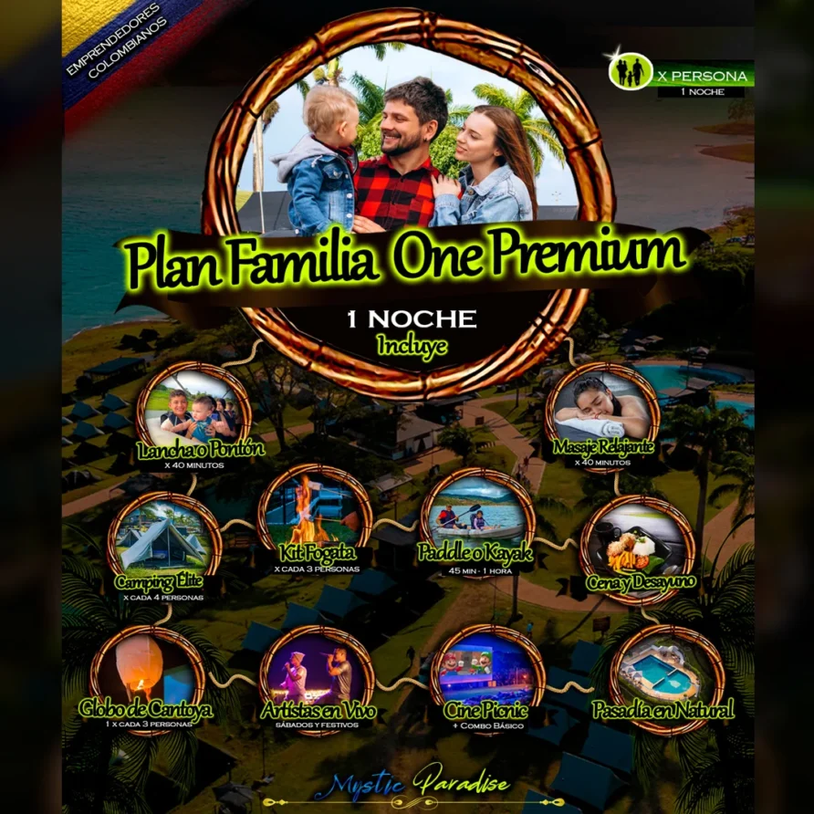 Plan Familia One Premium (2 Dias- 1 noche)